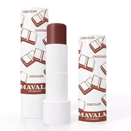 Balsam de buze colorat Mavala Chocolate Tinted Lip Balm, 15 g, maro