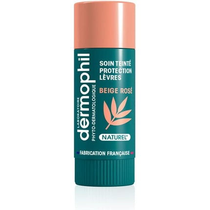 Balsam de buze, Dermophil Indien, Tinted Care Lip Protection, Beige Rosé