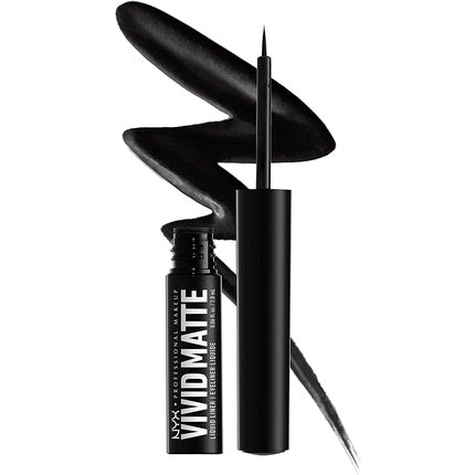 Eyeliner lichid, NYX, Ultra Pigmentat, Negru