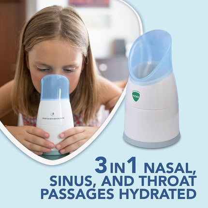Inhalator cu aburi, Vicks, portabil, compact