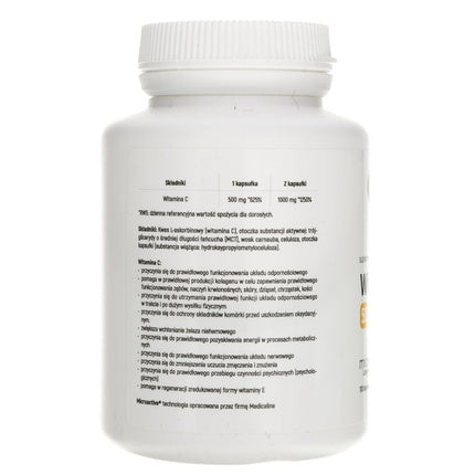Vitamina C Aliness 500mg 100 capsule alb