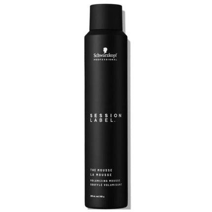 Mousse Schwarzkopf Session Label The Mousse, negru, volumizant, 200ml