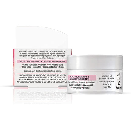 Gel hidratant, Dr Organic, Guava, 250g