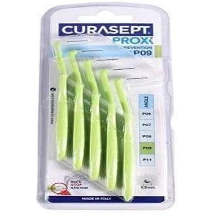 Periuță interdentală Curasept Proxi-Angle Prevention P09, culoare verde lămâie