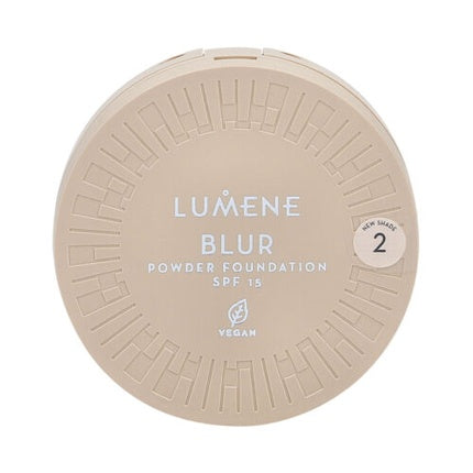 Pudră comprimată Lumene Blur Longwear SPF 15, Nuanța 2, Pack de 2 buc