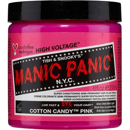 Vopsea de păr, Manic Panic, Cotton Candy Pink, 237ml