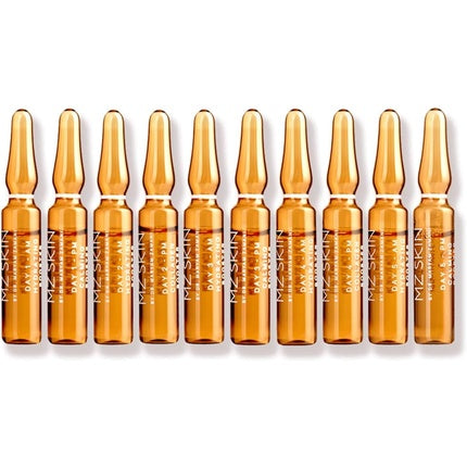Mz Skin Hydra-Boost Ampoules, Set 10 buc, Ser intens de hidratare pe termen scurt, Ambalaj roz