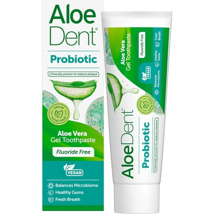 Pastă de Dinți Probiotic AloeDent Fără Fluor și SLS