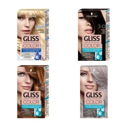 Vopsea de par, Gliss, Care & Moisture, acid hialuronic