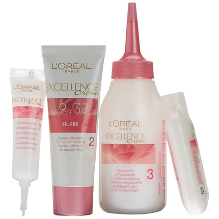 L'Oreal Paris Excellence Creme Hair Dye 01s 9.32 Rubiu Deslumbrant, 175 g