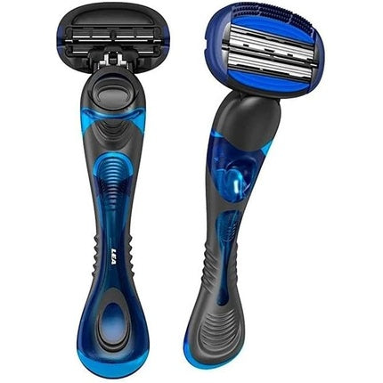Aparat de Ras, Lea, Body & Shave, albastru, 6 lame
