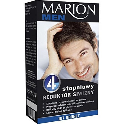 Tratament Anti-Grizon, Marion Men, 107 Negru, 4x15ml