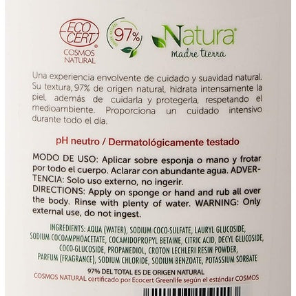 Gel de duș, Instituto Español, Mother Earth, 500 ml
