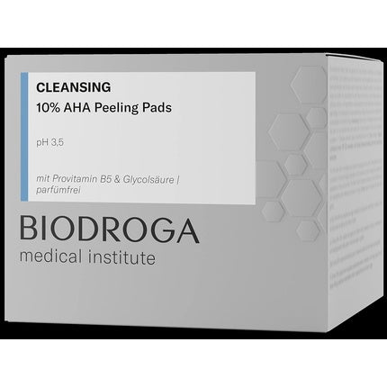 Biodroga 10% AHA Peeling Pads Exfoliant Facial 40ml