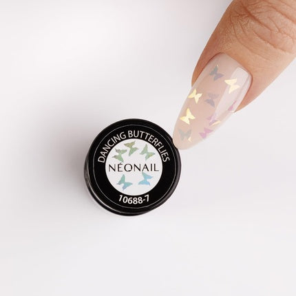 Lac Unghii UV Néonail, Fluturi Dansatori Multicolori, 7.2ml