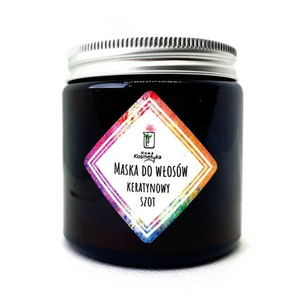 Mască pentru păr, Nowa Kosmetyka, Keratin Hair Mask, keratină, 120 ml