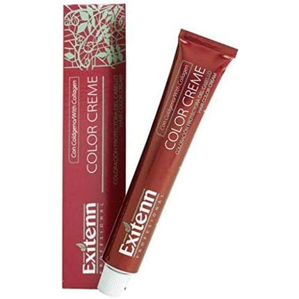 Cremă colorant păr permanent, Exitenn, 60ml, Culoare roșu-argintiu