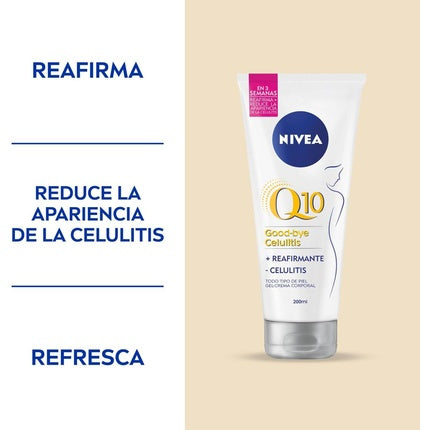Gel anticelulitic, Nivea Q10 Plus, 200 ml, fermitate
