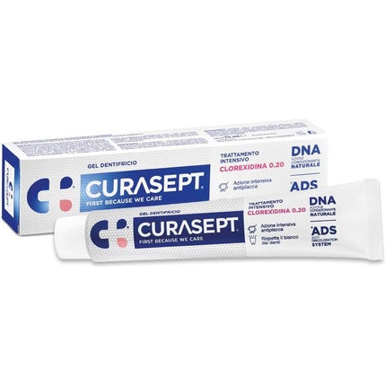 Pasta de dinți gel Curasept, Intensive Treatment Chlorhexidine 0.20%, 75ml