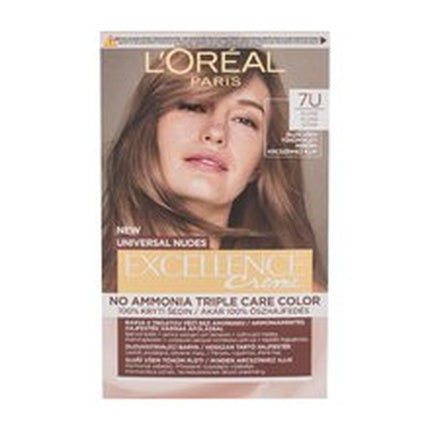 Vopsea de păr L'Oréal Professionnel Excellence Creme 7U Universal Copper, fără amoniac