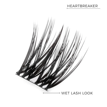 Gene false tip cluster, Nanolash, model HEARTBREAKER, 36 bucăți