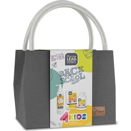 Set Lice No More, Pharmalead, cu Vitamin C Plus Gummies și Cutie Izolată pentru Mese, 125ml + 60 buc