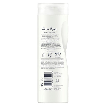 Unt de corp, Dove, Barrier Repair, panthenol, alb