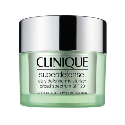 Cremă de zi Clinique Superdefense Daily Defense Moisturizer SPF 20, 30 ml, pentru piele uscată