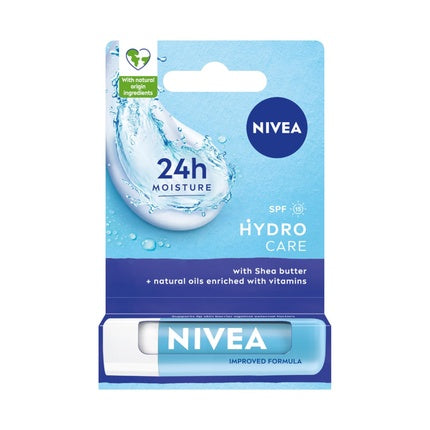 Balsam de buze Nivea Hydro Care cu unt de shea, 4.8g