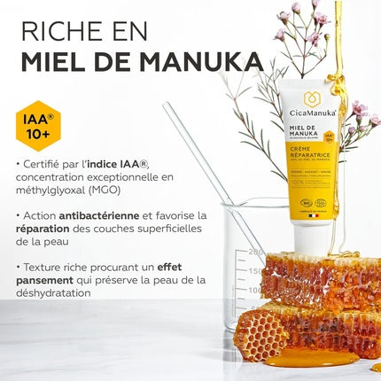 Cremă Facială Reparatoare Cicada Manuka cu Miel de Manuka IAA 10+, 40ml