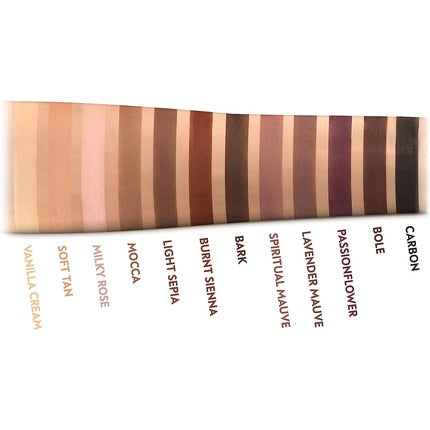 Paletă Farduri Pleoape, Luvia Cosmetics, 12 Nuante Mate, Cadou