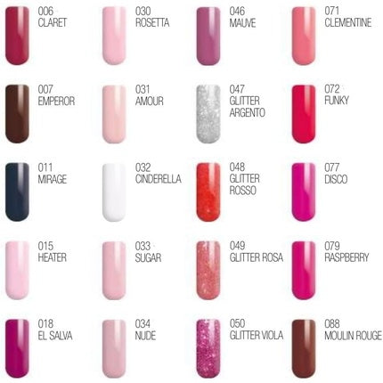 Lac de unghii, Mesauda Milano, Gel Polish, roșu, 10ml