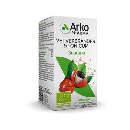 Arkocaps Guarana, Arkopharma, Vitamine și suplimente alimentare, 40 capsule