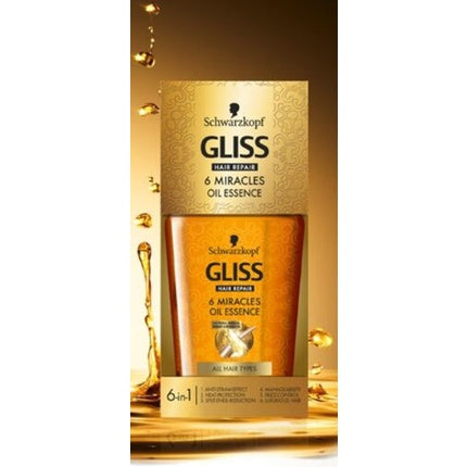 Ser de păr, Schwarzkopf GLISS 6-in-1 Miracle Oil Essence, 200ml