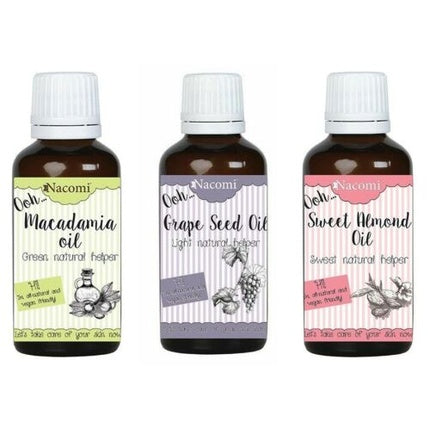 Ulei Masaj, Nacomi, 30ml, Macadamia, Grape Seed, Sweet Almond