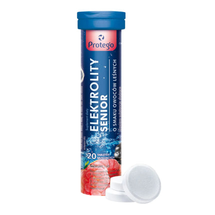 Tablete efervescente, Salvum, Electrolyte, gust fructe de pădure