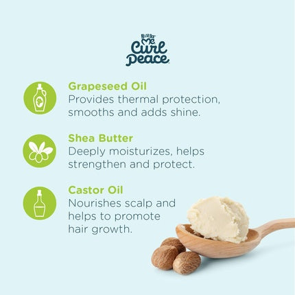 Balsam nutritiv pentru păr și scalp Just For Me Curl Peace, 4oz