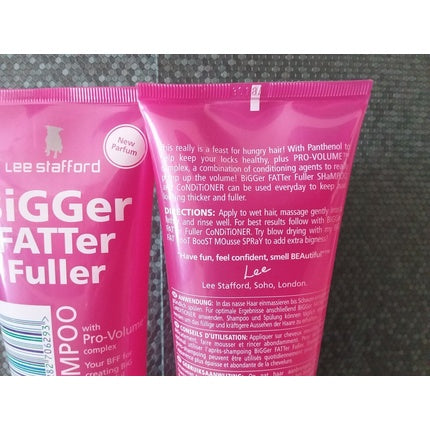 Lee Stafford Bigger Fatter Fuller Shampoo, 250ml