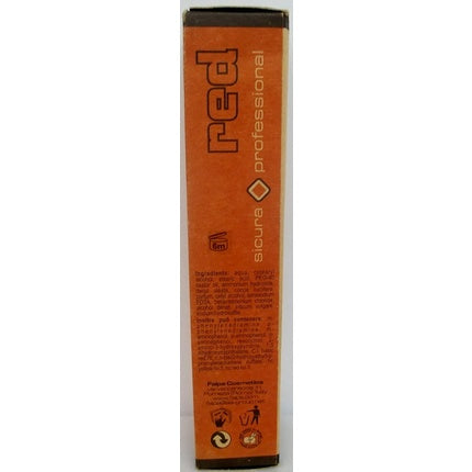 Vopsea de par, Sicura Professional, Crema, rosu