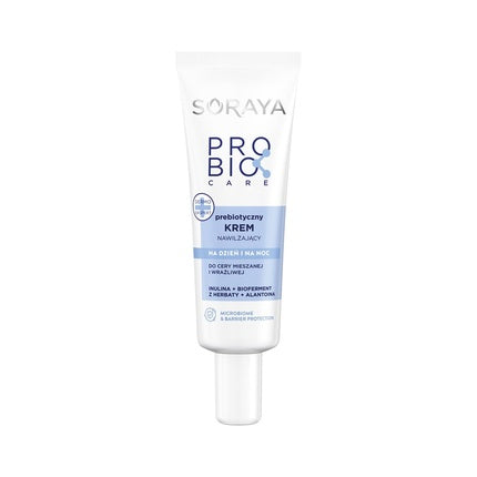 Cremă hidratantă prebiotică pentru piele combinată și sensibilă, 50ml