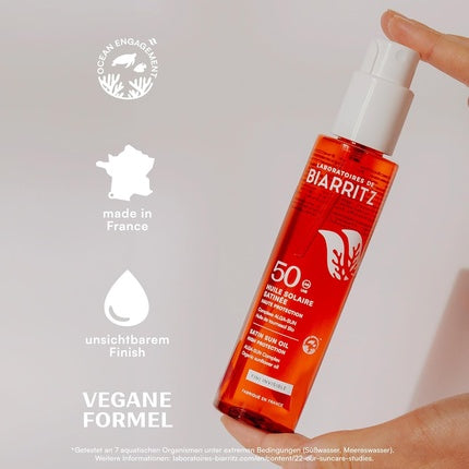 Ulei Protector Solar Laboratoires De Biarritz Satin Sun Oil SPF 50