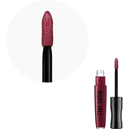 Ruj lichid, Rimmel, Stay Satin, roșu - 5.50ml