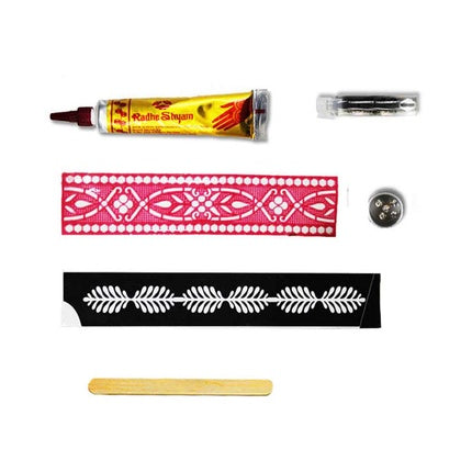Radhe Shyam Henna Tattoo Paste 30g, Roșu
