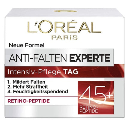 Crema de față anti-îmbătrânire L'Oréal Paris, Anti-Falten Experte Retino-Peptide 45+, 50 ml