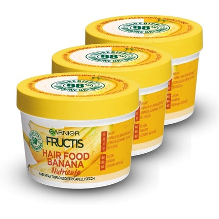 Masca de Par 3-in-1, Garnier Fructis, Formula Vegana, 390ml