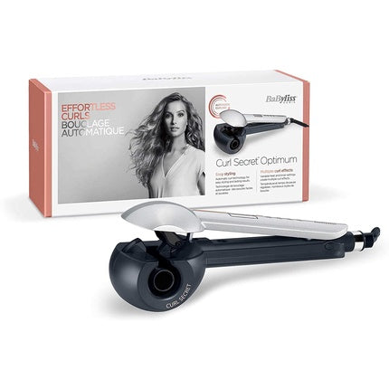 Ondulator de păr, Babyliss Curl Secret Optimum, tehnologie automată, negru