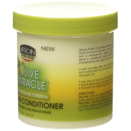 Condiționator fără clătire African Pride Olive Miracle, 15 Oz