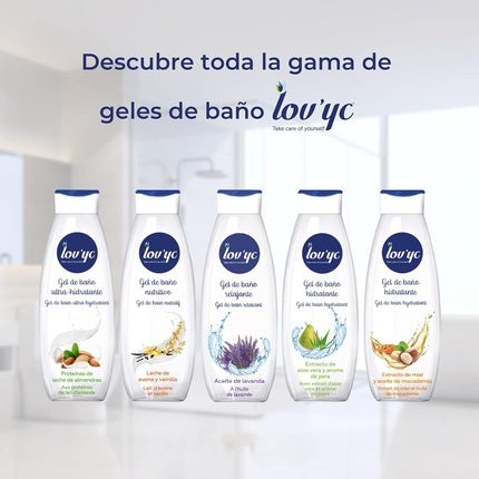 Gel de duș Lov'yc cu lapte de ovăz și vanilie 750ml