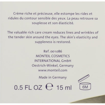 Cremă contur ochi, Monteil Paris, Acti-Vita, 15ml, capac auriu