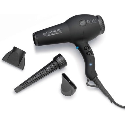 Suflanta de păr profesională Diva Ultima 5000 Pro, Negru, 2300W